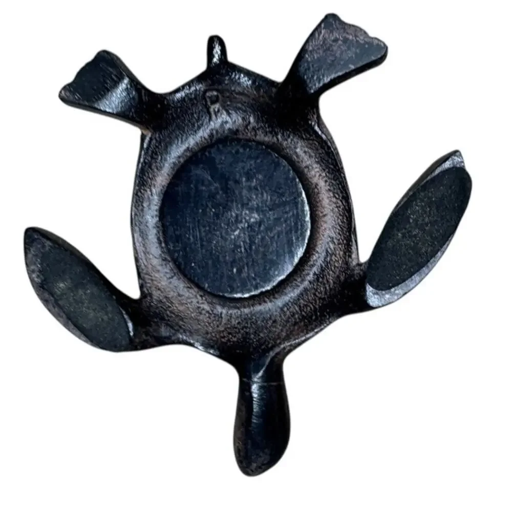 Cast Iron Metal Turtle Tea Light Candle Holder